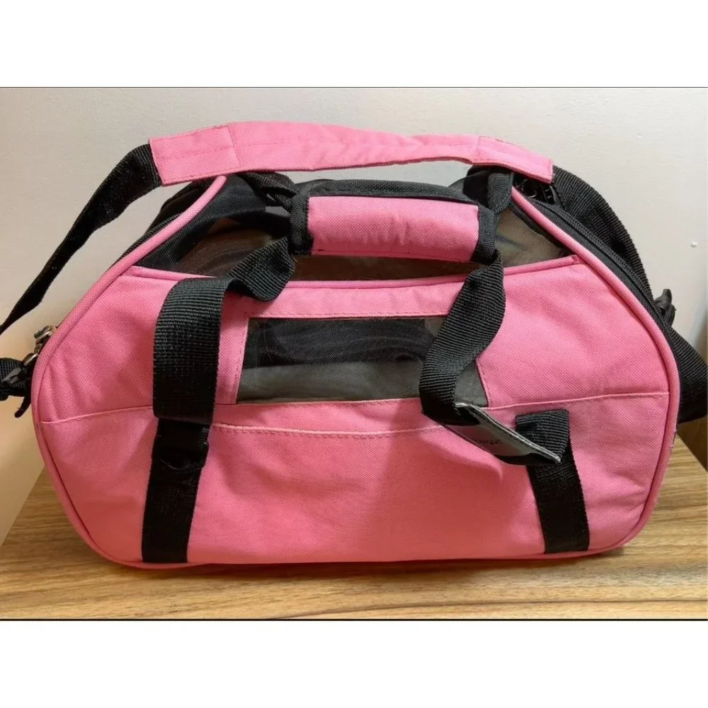 Small Coastal Pet Bergan Heather Berry Multi-Entry & Compartment Pet Carrier